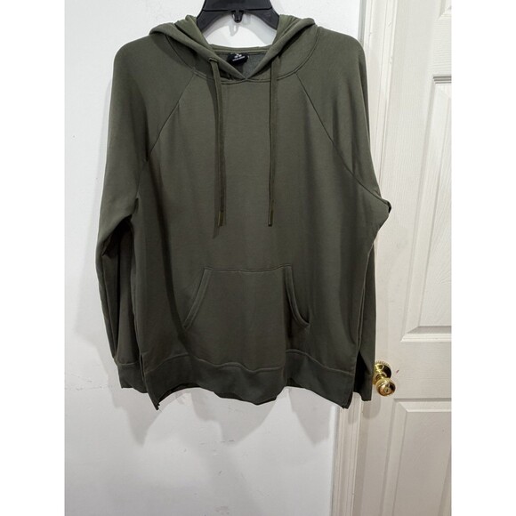Athletic Works Sweatshirt Men’s Size 16/18 Green Long Sleeve Hoodie - Picture 1 of 5